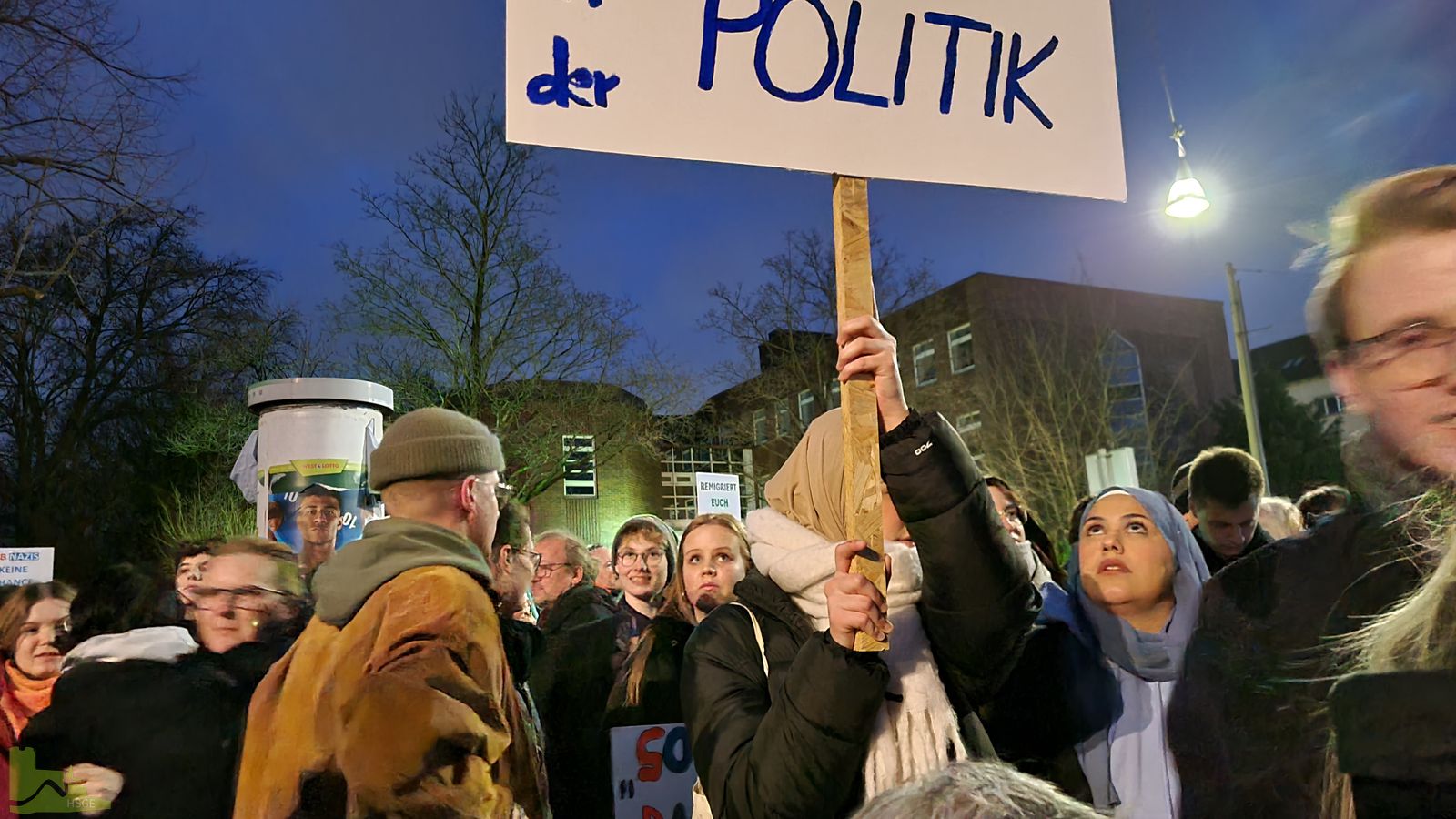 4000 Wittener demonstrieren gegen Rechts – und die Hardenstein ist dabei