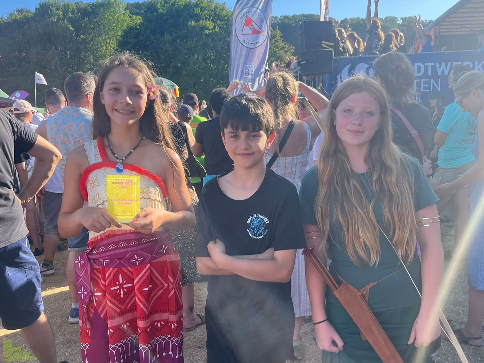 Starke Paddelschläge und kreative Drachen: 6b gewinnt Parents Creative Award beim Schüler-Cup
